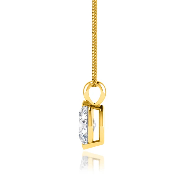 Lab grown diamond pendant by Lily Arkwright